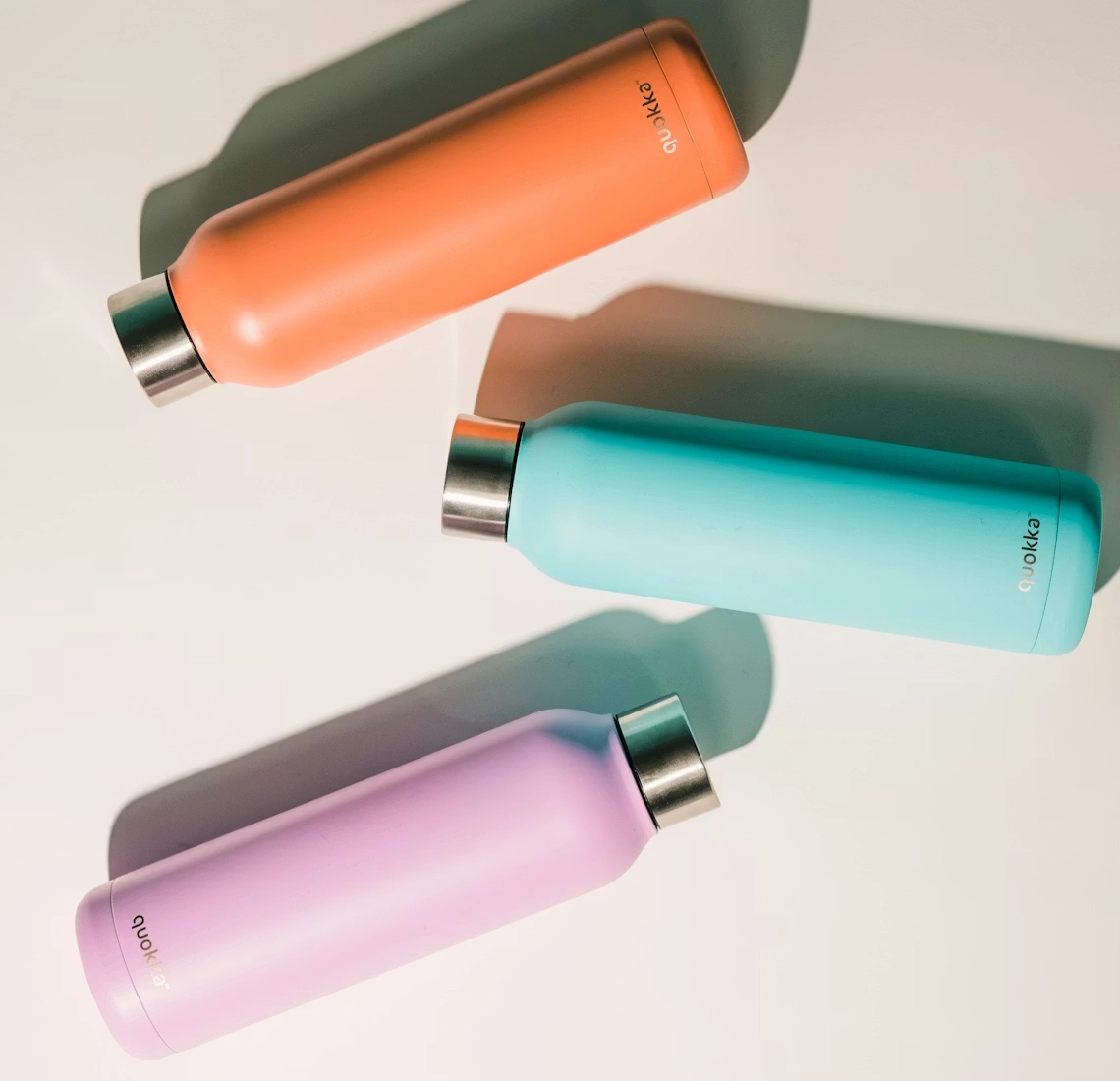 colorful waterbottles